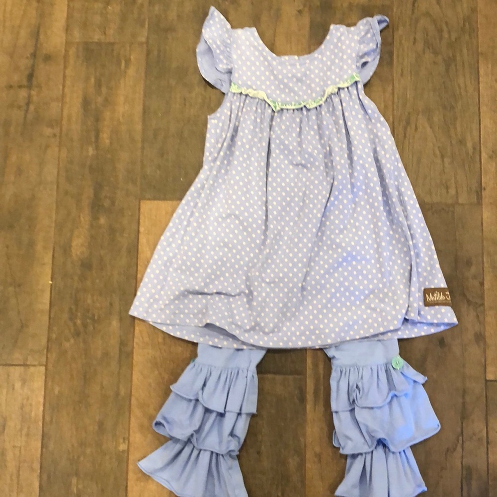 Matilda Jane dress and matching ruffle pants